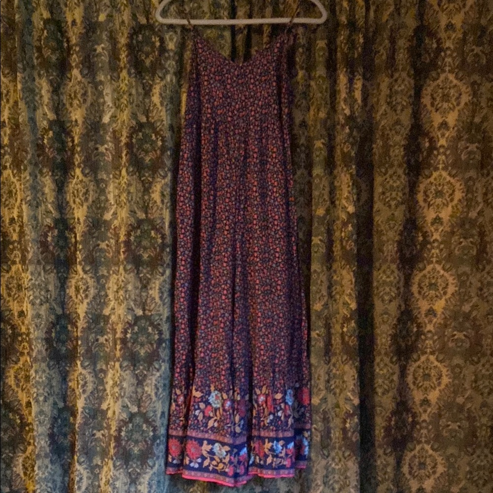 NATURAL LIFE Floral Jumpsuit in Pink and Blue